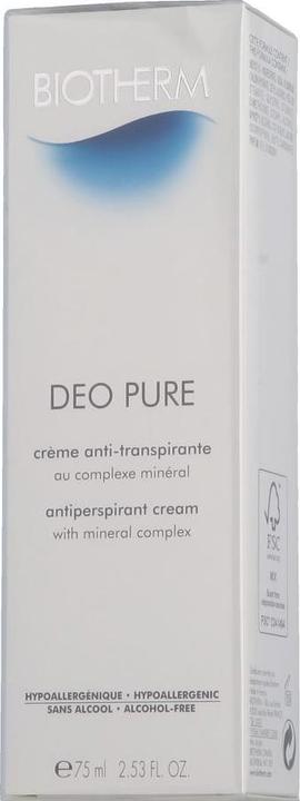 Image du produit Biotherm Antitranspirant pur (Crème, 75 ml)