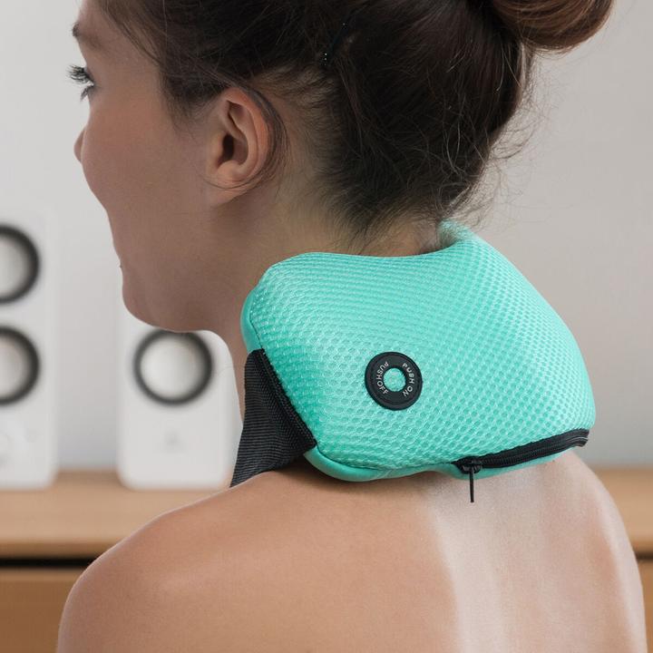 Produktbild InnovaGoods Wellness Relax Neck and Back Massager Adjustable Back Massager with Two Intensities Blue