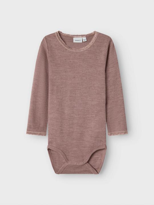 Actual product image Name it Nmfwang Wool Needle Ls Body Solid Noos (92)