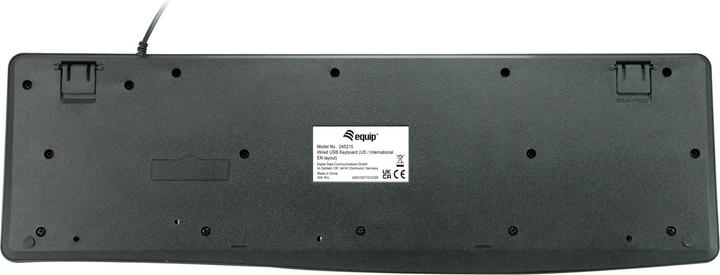 Produktbild equip Kabelgebundene USB Keyboard schwarz,US Layout (US, Kabelgebunden)