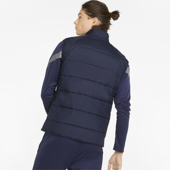 Actual product image Puma Mens TeamLiga Vest Jacket Navy Blue 657968 06 (L) (L)