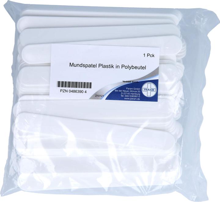 Produktbild SPATEL MUND PLASTIK, 100 St