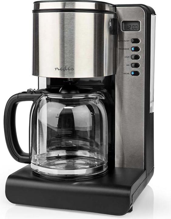 Image du produit Nedis Capacité maximale de la cafetière : 1,5 l Nombre de tasses simultanées : 12 Maintien au chaud
