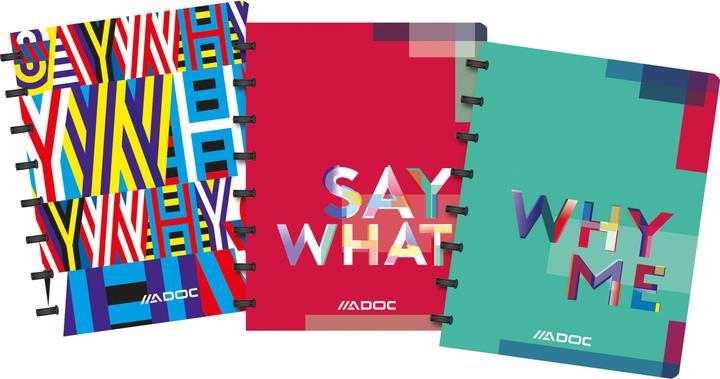 Image du produit Adoc SAY WHY - Carnet de notes (A6, À rayures)