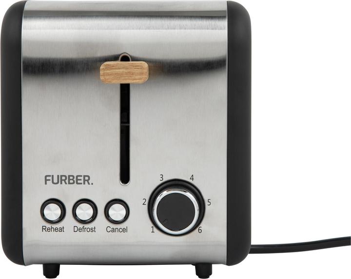 Produktbild Furber Wasserkocher, Standmixer und Toaster Set, Schwarz matt