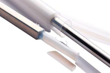 Actual product image Rs Pro Heat shrink tubing, PTFE transparent, Ø 9.5mm shrink ratio 4:1, length 1.22m