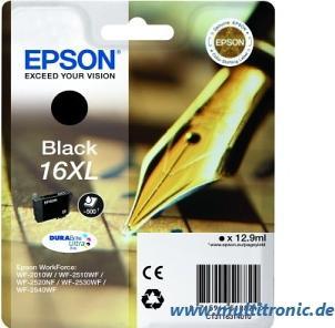 Produktbild Epson 16XL DuraBrite Ultra (BK)