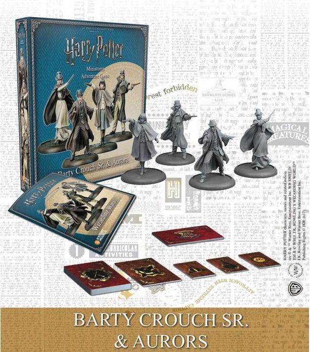 Produktbild Warner Bros Harry Potter: Tabletop Miniaturen Wizarding Wars Barty Crouch Jr. & Auroren (EN)