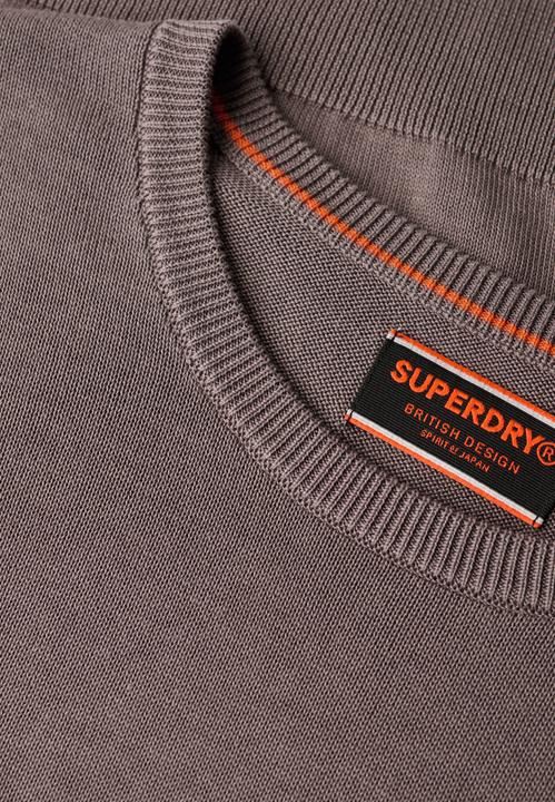 Immagine prodotto Superdry Leichtes Essentials Strick-Sweatshirt mit Rundhalsausschnitt (L)