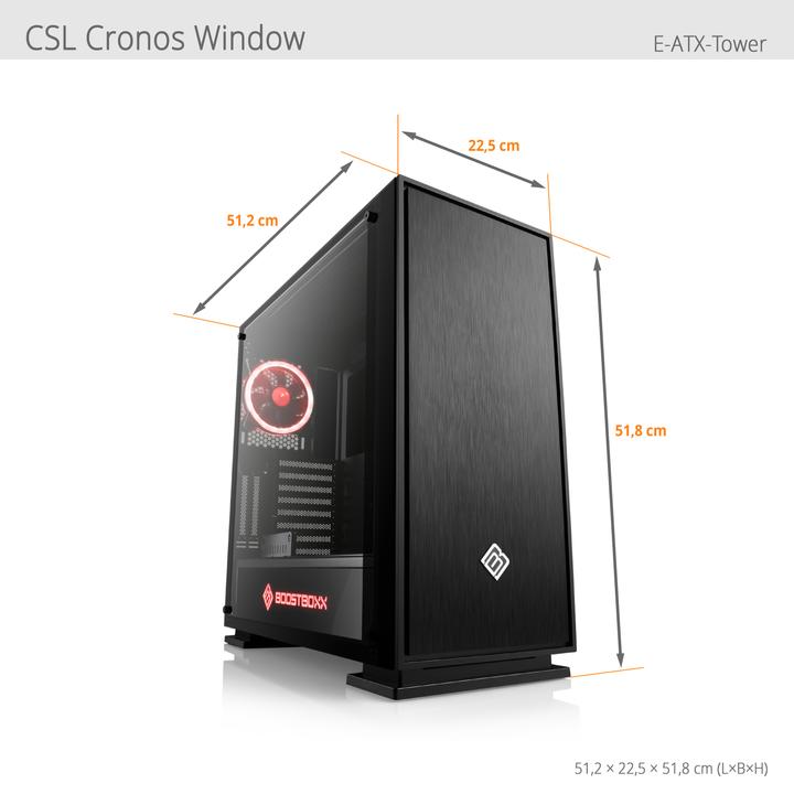 Actual product image CSL Gaming PC M11730H (Intel Core Ultra 5 245K, 16 GB, 1000 GB, Intel Arc Graphics)