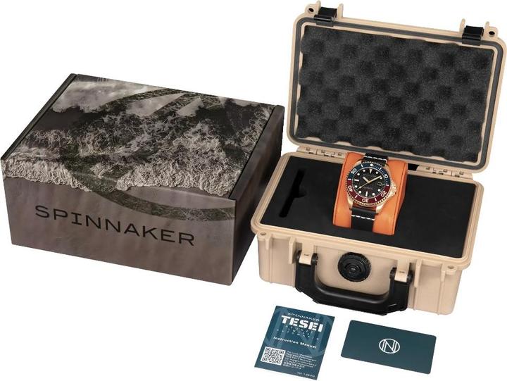 Produktbild Spinnaker SP-5060-08 Tesei Bronze Swiss (Taucheruhr, Lünette drehbar links, 40 mm)