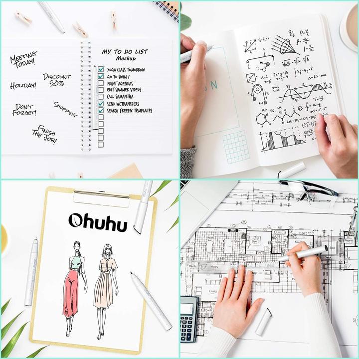 Produktbild Ohuhu Fineliner-Zeichenstifte (Mehrfarbig, 8 x)