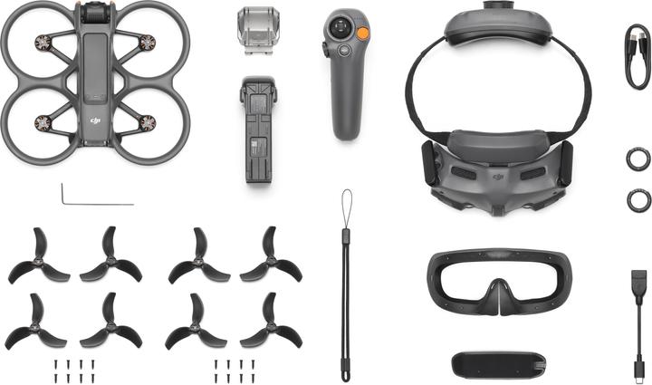 Produktbild DJI Avata 2 Fly More Combo (Single Battery) (23 min, 377 g, 12 Mpx)