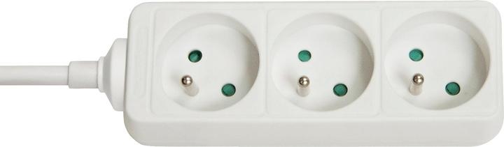 Actual product image Lindy 3 way Mains Gang Socket FR France (3 x, CEE 7/5, 1.40 m)