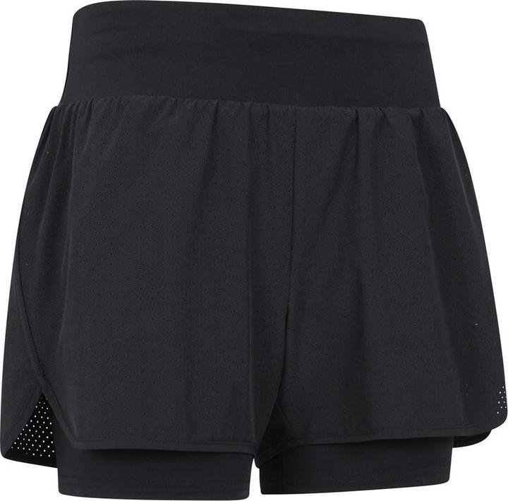 Actual product image Mountain Warehouse Womens/Ladies Double Layered Running Shorts (Frequency band 38 (2600 MHz))