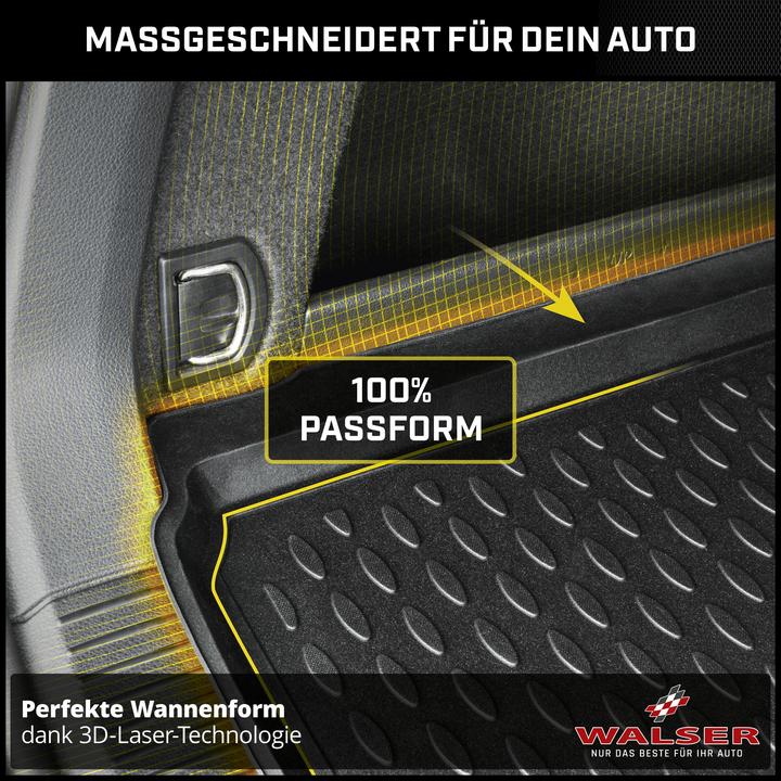 Produktbild Walser Kofferraumwanne für Opel Zafira Tourer 3. Sitzreihe (lange Matte) BJ 2012 - heute