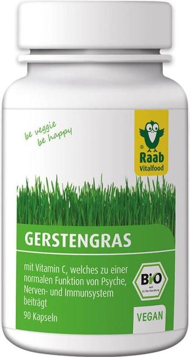 Raab Gerstengras Bio (90 Stück, Kapseln, 27 g)