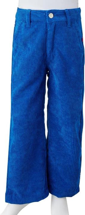 Produktbild VidaXL Kinderhose Cord Kobaltblau 116,Material: 90 % Polyester. 7 (116)