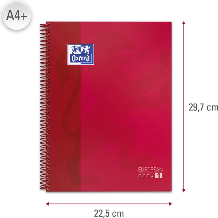 Produktbild Oxford European Book (A4, Kariert, Harter Einband)