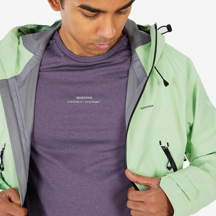 Actual product image Quechua Men's short-sleeved hiking shirt - MH500