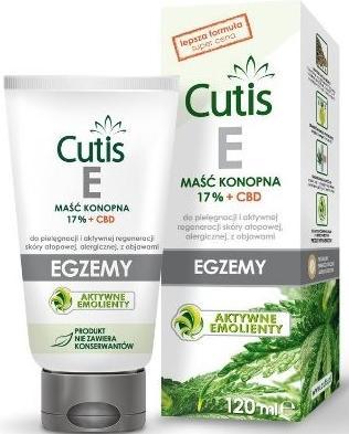 Produktbild Cutis E - Ekzem, Hanfsalbe 17% + CBD, 120 ml (Körpercreme, 120 ml)