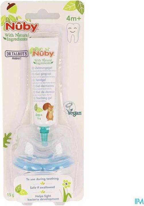 Immagine prodotto Nuby Gel per la dentizione tutto naturale con Beissnuggi