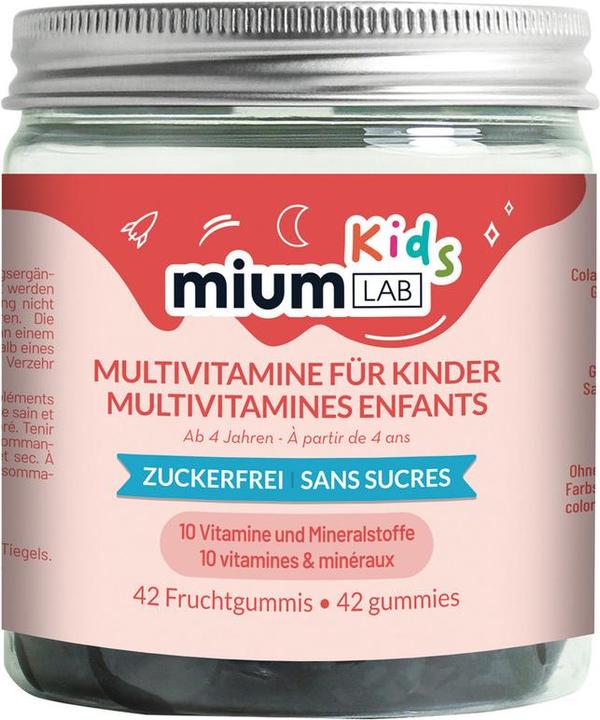 Actual product image Mium Lab Vitamingummis Kinder (42 Piece, Gummies, 135 g)