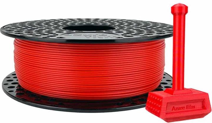 Actual product image AzureFilm PLA STRONGMANN 1.75mm RED 1kg 3D FILAMENT (PLA, 1.75 mm, 1000 g, Red)