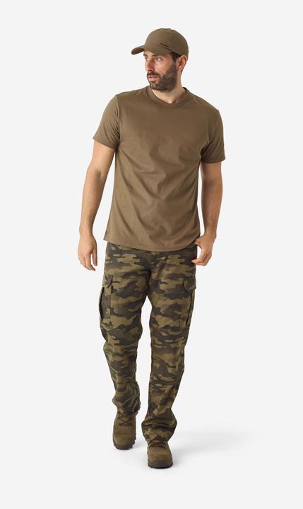 Produktbild Solognac Jagdhose Steppe 500 Cargo strapazierfähig Camouflage braun (M)
