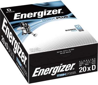 Produktbild Energizer Max Plus (20 Stk., D, 16000 mAh)