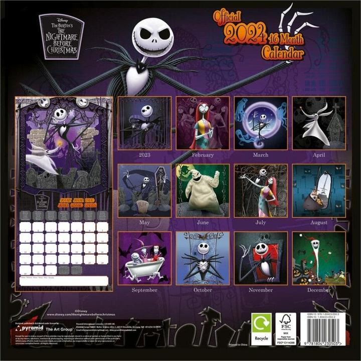 Produktbild Pyramid Nightmare before Christmas Kalender 2024