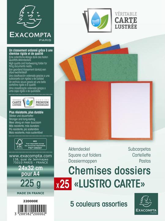 Produktbild Exacompta Sammelmappen - Aktendeckel (A4, 1 x)