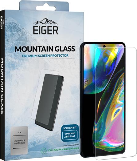 Actual product image Eiger Mountain Glass Clear (1 Piece, Motorola Moto G82)