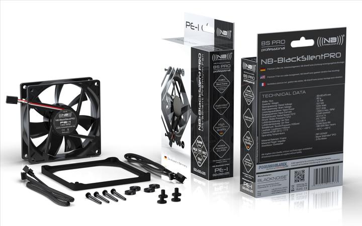 Actual product image Noiseblocker BlackSilentPro-Series PE-P (92 mm, 1 x)