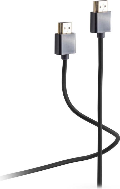 Produktbild Shiverpeaks HDMI Kabel, A Stecker-A-Stecker, 2,0 m hochflexibel, vergoldete Kontakte, Auflösung: bis 4K (2 m, HDMI)