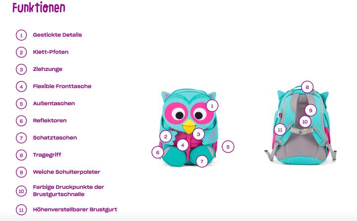 Actual product image Affenzahn Great friend owl