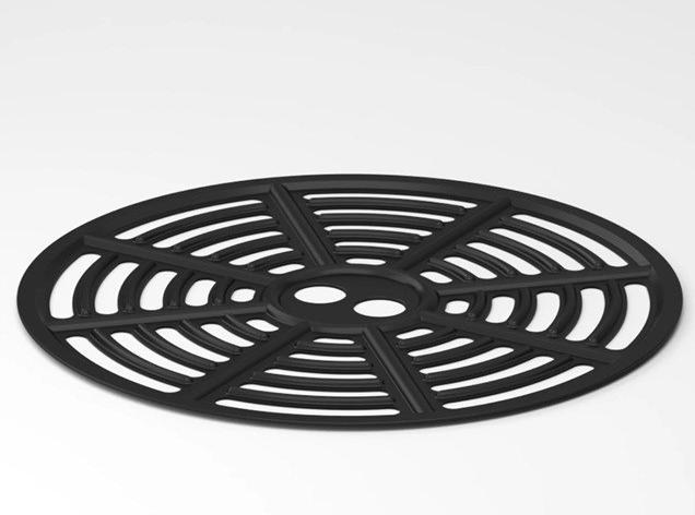 Actual product image Sponge Air Fryer Glass