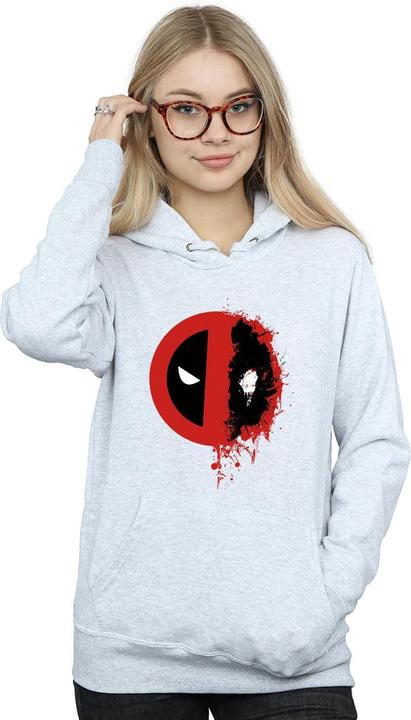 Produktbild Deadpool Split Splat Logo Kapuzenpullover (L)