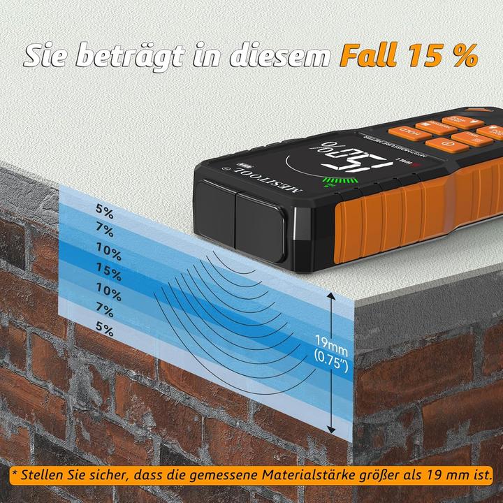Actual product image Mesitool Feuchtigkeitsmessgerät MT37