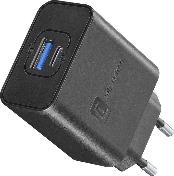 Produktbild Cellularline Dual Super Fast Charger (25 W)
