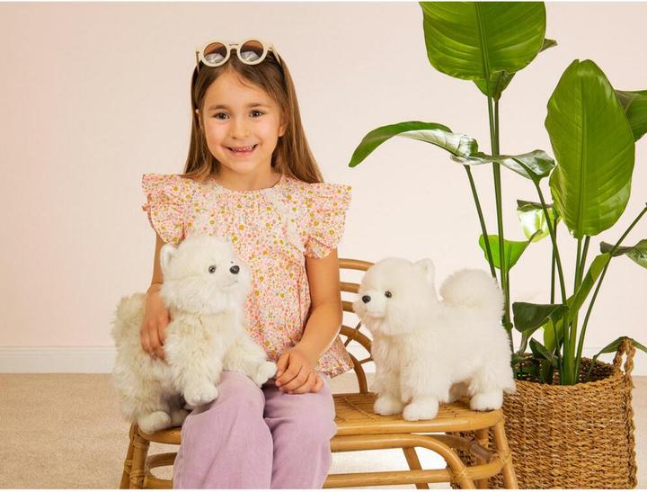 Image du produit Teddy Hermann Spitz nain blanc 35cm (28 cm)