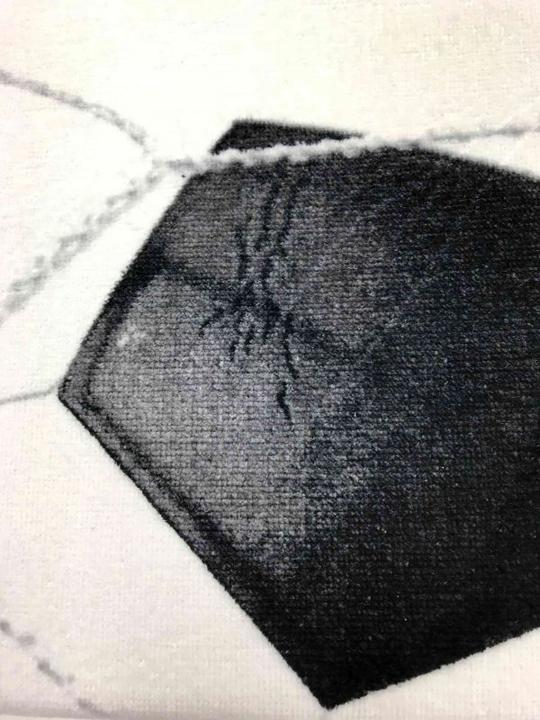 Actual product image Herding Football bath towel (75 x 150 cm)