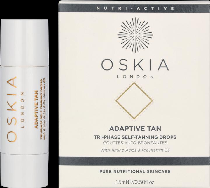 Actual product image Oskia LONDON Self Tanner Adaptive Tan Drops 15 ml (Self tanning foam, 15 ml)