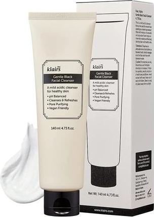 Actual product image Dear Klairs Gentle black facial cleanser (Foam, 140 ml)