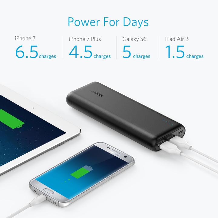 Image du produit Anker PowerCore 20100 (20100 mAh, 74.37 Wh)