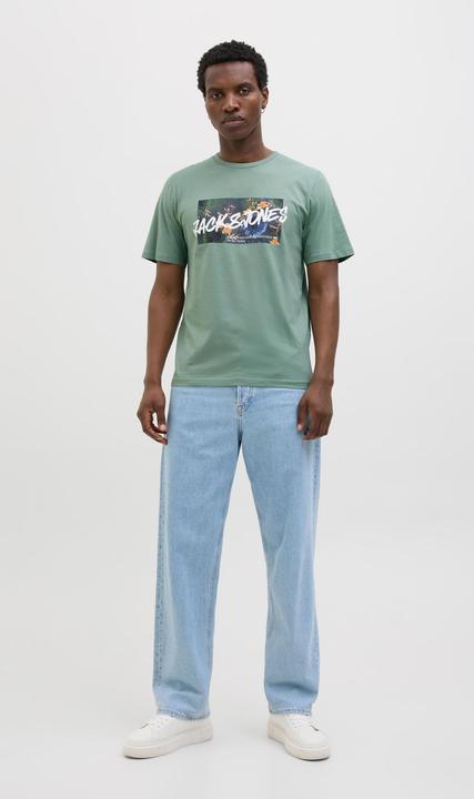 Actual product image Jack & Jones Jjhawaii Shape Tee Ss Crew Neck Ln (XS)