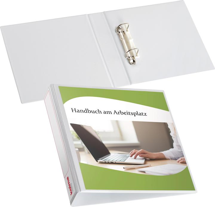 Actual product image Kolma Ring binder Vario A5 XL 2 rings filling height 3 cm white (A5, 47 mm, 1 Piece)