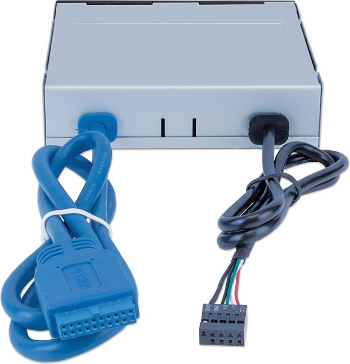 Produktbild Manhattan USB 2.0/3.0, 48-in-1 Smart Card 20-pin/9-pin,. (USB)
