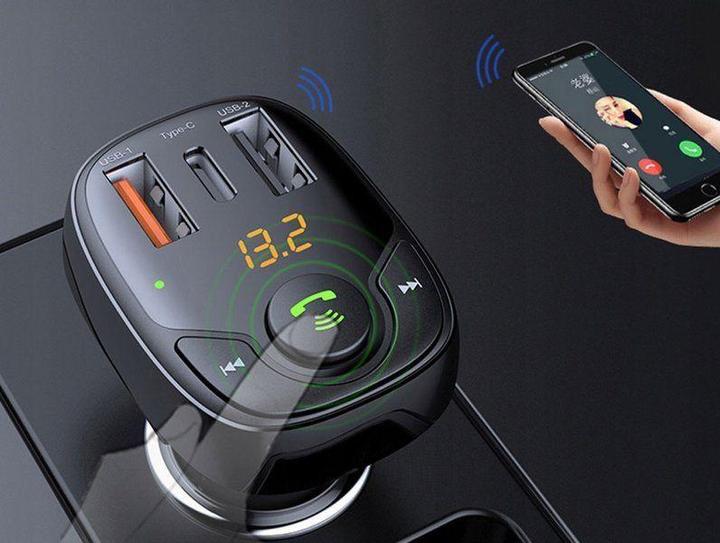 Actual product image Rock – B301FM Bluetooth Auto-Ladegerät mit FM-Transmitter, Schwarz
