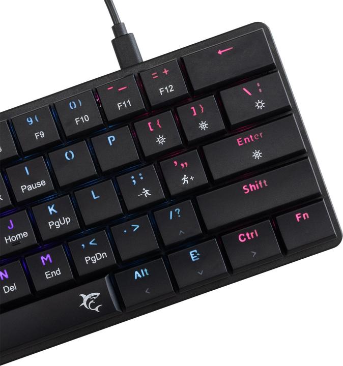 Actual product image White Shark GK-006131 Nagamaki Black-Mechanical / US-Brown.SW (US, Wireless)
